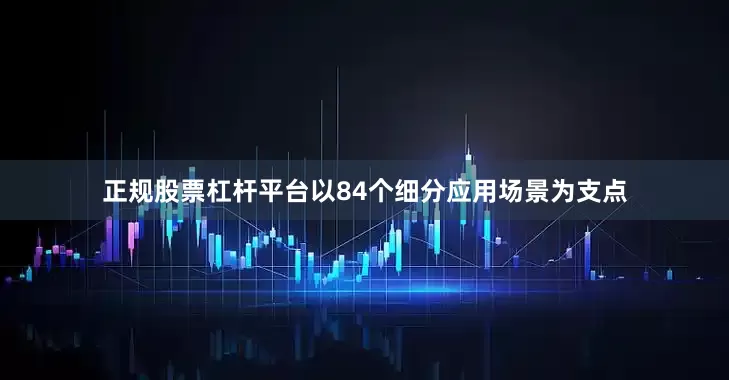 正规股票杠杆平台以84个细分应用场景为支点
